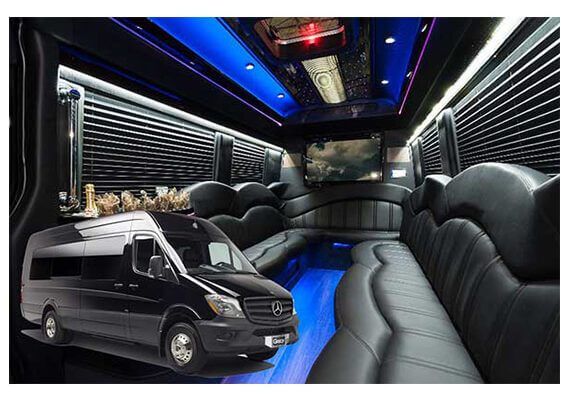 Party bus rental service in Chicago