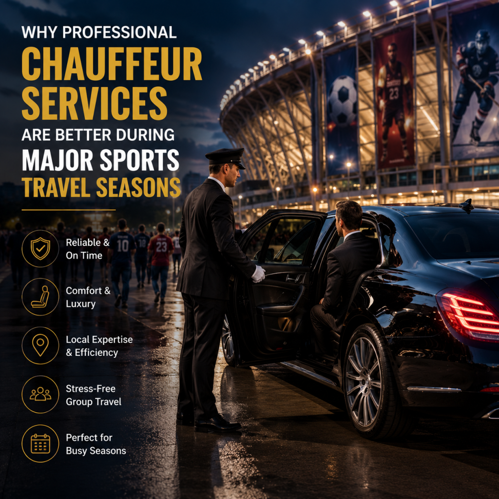 Why Professional Chauffeur Services Are Better During Major Sports Travel Seasons